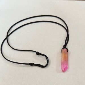 Angel Aura Crystal Pendant Necklace